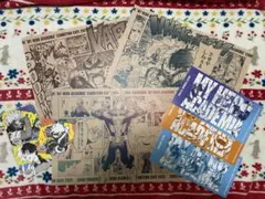 ヒロアカ原画展 コラボカフェ　ランチョンマット　ポストカード　コースター