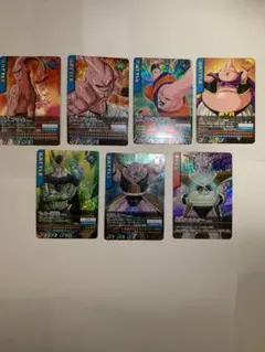 ドラゴンボールデータカードダス　魔人ブウ　セル　ギニュー