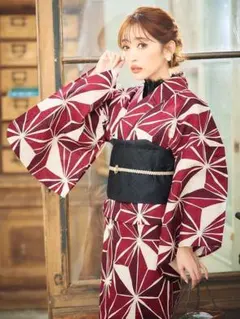 新品浴衣◇ bonheur saisons 椿 - メルカリ