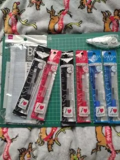 SARASA CLIP ボールペン6本セット B6スリムネットケース付き