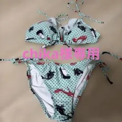 c*a様 ハイヒール柄 ドット柄 セパレート水着 ビキニのサムネイル