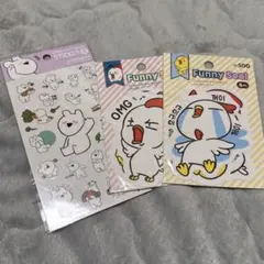 韓国　キャラクター　シール