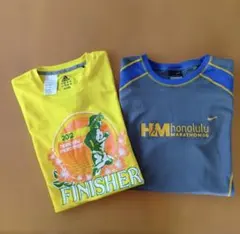 ホノルルマラソン2012完走Tシャツ(中古品)とホノルルTシャツ（中古品）のサムネイル