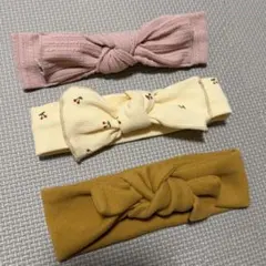 ベビーヘアバンド リボン 3本セット