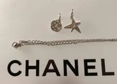 CHANEL正規品2025チャームシルバーミニカメリア＆コメット(ネックレス付)のサムネイル