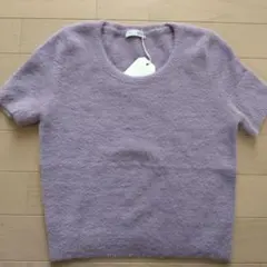 ラベンダー ニット