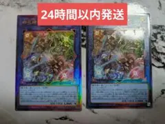 遊戯王　四花繚乱の霊使い　レリーフ　2枚セット①