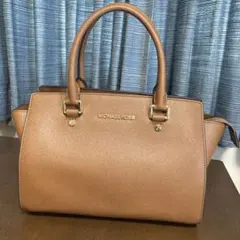 マイケルコース MICHAEL KORS ショルダーバッグ レザー ブラウン
