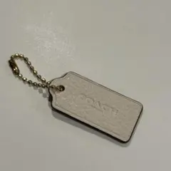 COACH キーホルダー チャーム ホワイト