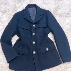 【入手困難⭐︎】PPFM ナポレオンコート ピーコート Lサイズ 黒 金属ボタンのサムネイル