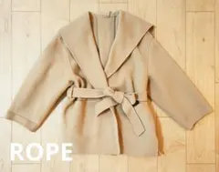 ROPE ベルト付き ウールコート