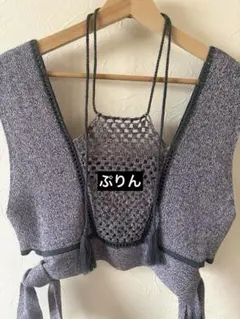 tyn.TGOR トゴール 新品 MUSUBI vest ニットベスト　試着のみのサムネイル