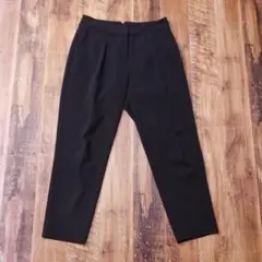 プラステ テーパードパンツ オフィスカジュアル レディース M ブラック QW2