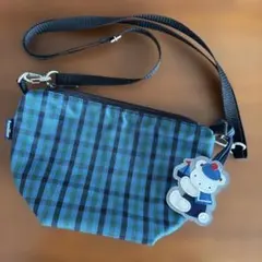 完売品！！familiar ファミリア チェック柄 ショルダーバッグ - メルカリ