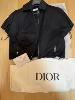 Dior 黒 ボレロジャンパー コットン 保管袋紙袋付きのサムネイル