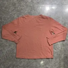 45rpm 45R 長袖Tシャツ サーモンピンク &刺繍 4のサムネイル