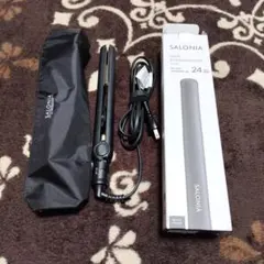 SALONIA ストレートヘアアイロン SL-004S ブラック