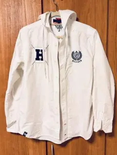 Tommy Hilfiger フード付きホワイトシャツ Ｍ