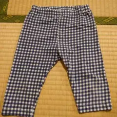 UNIQLO BABY ギンガムチェック 7分丈パンツ 100cm