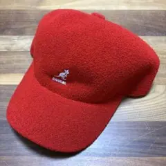 KANGOL バミューダ　スペースキャップ　赤　レッド　Lサイズ