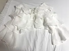 Seemi.by NICE CLAUP フリル 羽織り ブラウス ボレロ