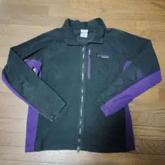 Columbia Titanium フリースジャケット 黒/紫 ユニセフ