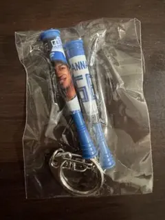北海道日本ハムファイターズ バット型キーホルダー #66 万波