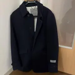 NANO UNIVERSE ネイビー ウールコート