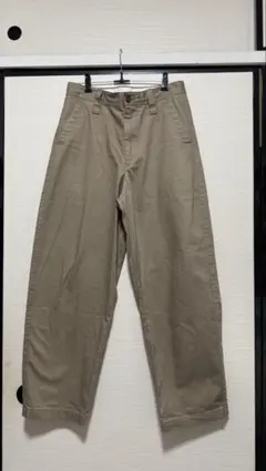 Uniqlo U ワイドフィットチノ 73cm カーキ (実寸76cm)