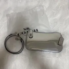 COACH ショルダーバック シルバー
