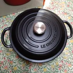 ル・クルーゼ　マルミット 22cm ブラックマットホーロー　未使用品 シグニチャー マルミット・グルメ 22cm マットブラック