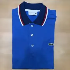 LACOSTE ポロシャツ PH043J-99 ブルー サイズ3 - メルカリ