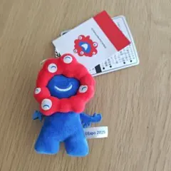 Expo 2025　ミャクミャクぬいぐるみ　ボールチェーン