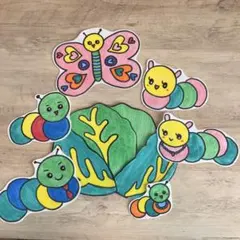 まりょん様専用⭐︎パネルシアター「キャベツの中から」