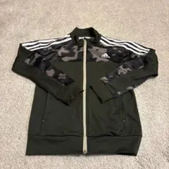 adidas 迷彩 子ども用 ジップアップジャケット ジャージ 140