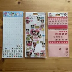 ディズニー シールセット ミッキー ミニー ドナルド チップとデール シール帳