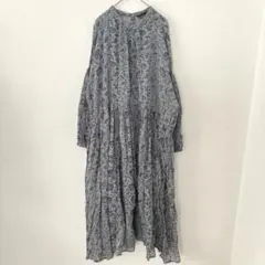 美品♡ヌキテパ エスニックプリントフレアスリーブドレス 高橋愛さん