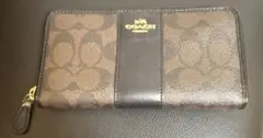COACH 長財布 ブラウン ブラック