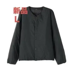 今季モデル 無印良品 軽量ダウンポケッタブルノーカラージャケット 紳士L