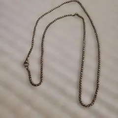 メンズ ゴールドカラー チェーンネックレスメッキ加工 50cm