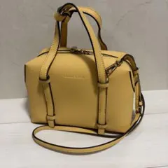 CHARLES&KEITH 2way ショルダーバッグ ハンドバッグ イエロー