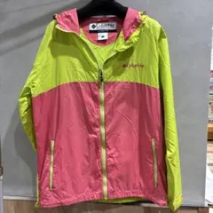 Columbia レディース マウンテンパーカー Lサイズ ピンク/ライム
