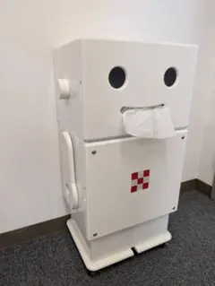 アウトレット 限定価格 ロボット型 収納キャビネット ロビット ホワイト