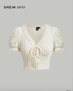 SHEIN MOD 半袖トップス ホワイト