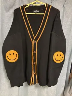 APRIL FOOLS' DAY スマイリーフェイス カーディガン Fサイズ