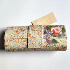 【新品】studio CLIP 花柄メガネケース　サングラスケース　手描き