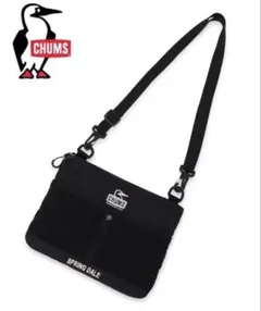 チャムス スプリングデール サコッシュ／ブラック×ホワイト／CH60-4103