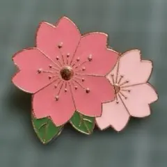 桜【送料無料・匿名便】ピンバッチビンスピンズ