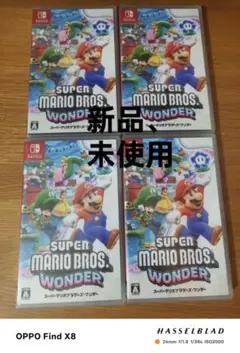 Super Mario Bros. Wonder 4本セット