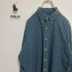 Ａ290 ラルフローレン　RALPHLAUREN メンズ　シャツ　L E1X3